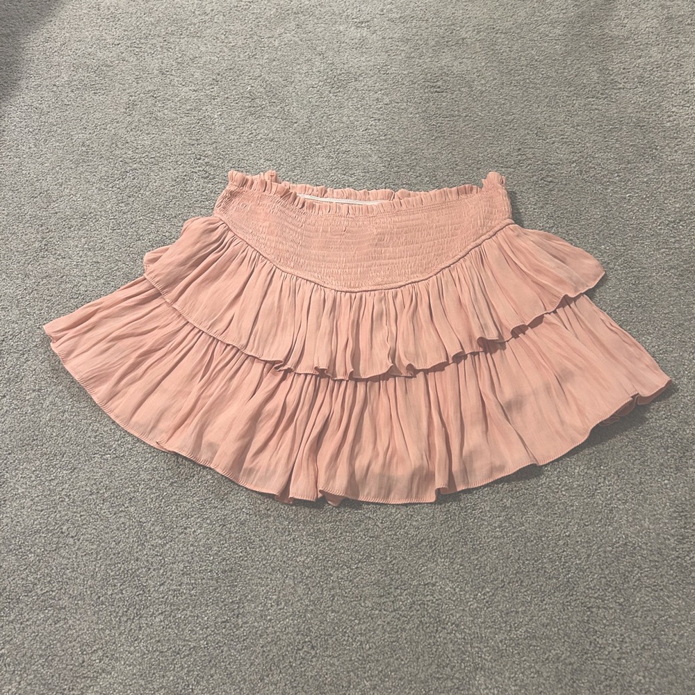 A pink mini skirt from Palmetto Moon